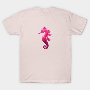 Cute Pink Sea Horse T-Shirt